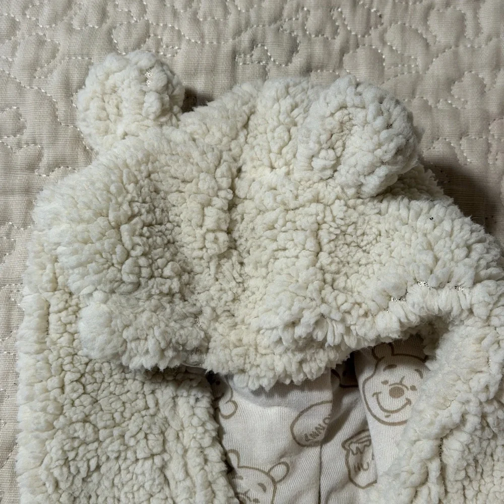 Disney Baby Winnie the Pooh fleece‎ one piece size 18 months new with tags